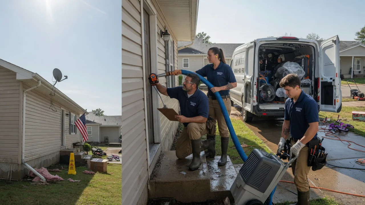 Ceiling Water Damage Restoration in Climbing Hill, IA near me